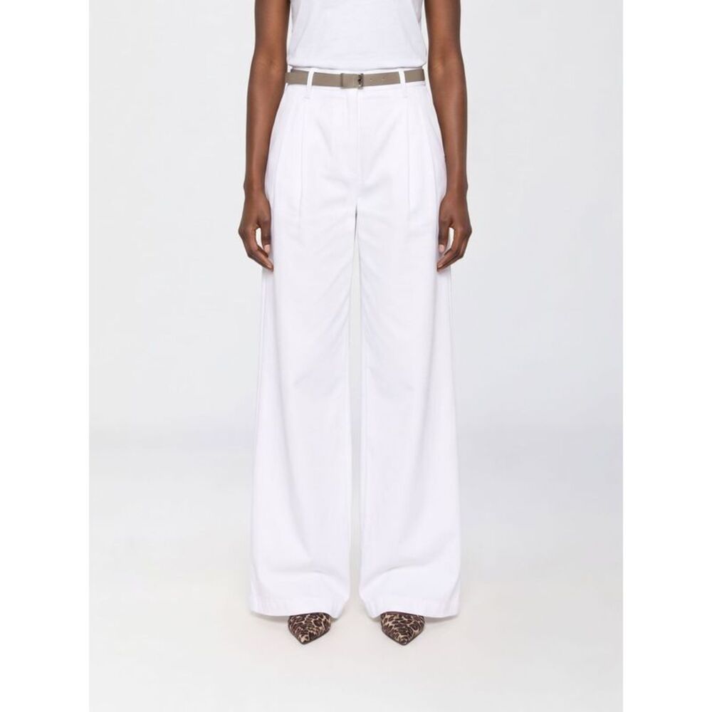 Dolce & Gabbana Women Dolce & Gabbana High-Waisted Pleated Wide-Leg Denim Jeans